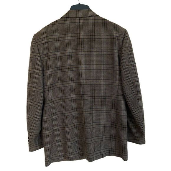 Amen Wardy Plaid Dark Academia 100% Wool Blazer XL Harry Potter Hogwarts - Picture 3 of 6